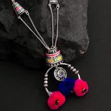 Kalbelia Tribe Pom Pom Necklace