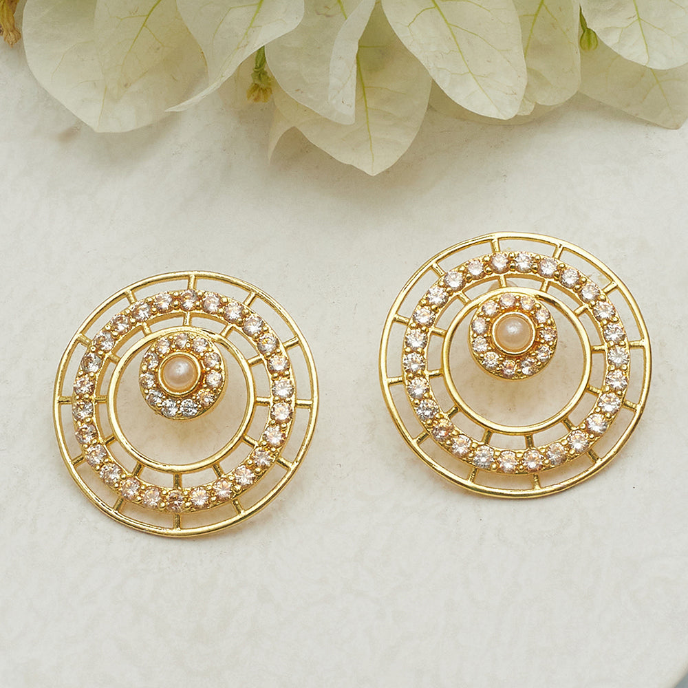 Buy Gold Earrings for Women Online  Customised Diamond Earrings