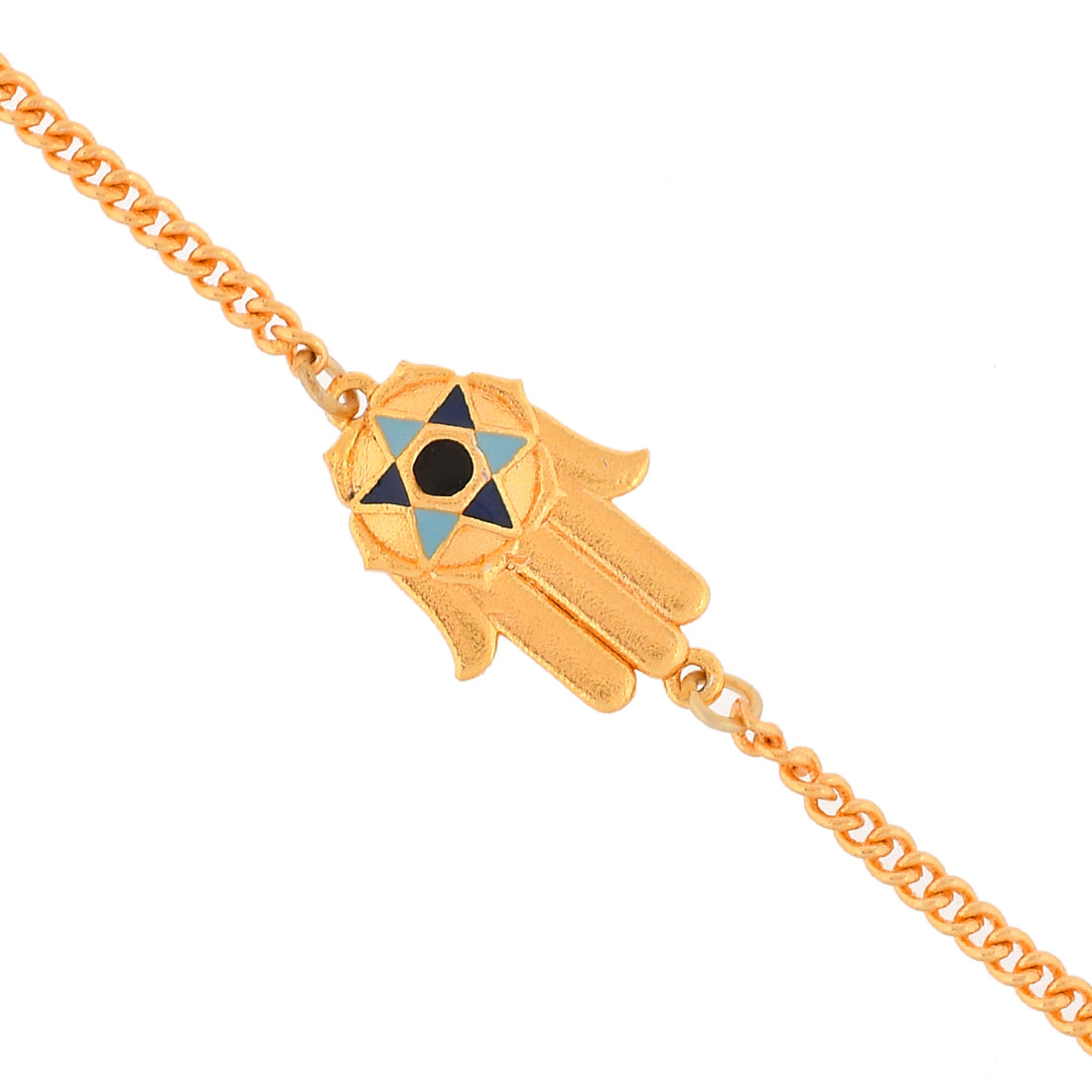 Luxurious 14K Yellow Gold Hamsa Bracelet, Jewelry | judaica Webstore