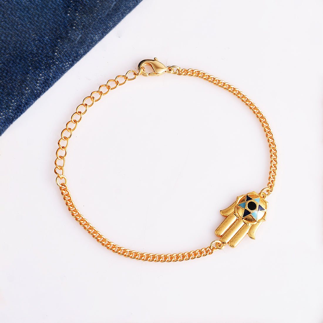 Evil Eye Bracelet in Gold  SUTRA WEAR  Sutra Wear