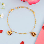 Peek-a-Boo Hearts Bracelet