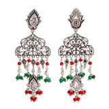 Abharan Lightly Embellished Filigree Earrings