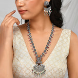 Abharan Heavily Embellished Opulent Jewellery Set