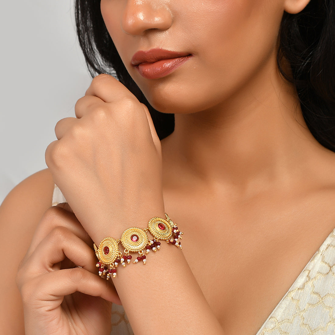 Buy online Gold Silver Color, Rudraksha Bracelet from Accessories for Men  by Voylla for ₹299 at 0% off | 2024 Limeroad.com