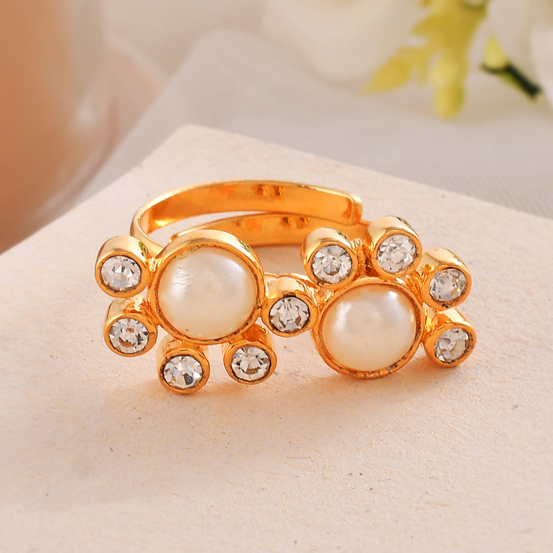 Tiny Bubbles Peach Freshwater Pearl Diamond Ring in Gold – Maui Divers  Jewelry